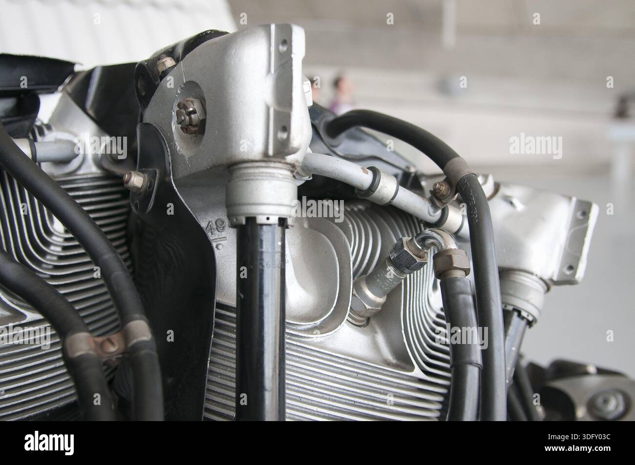 Pratt and Whitney R-1830 Twin Wasp aero engine. One of the most ...