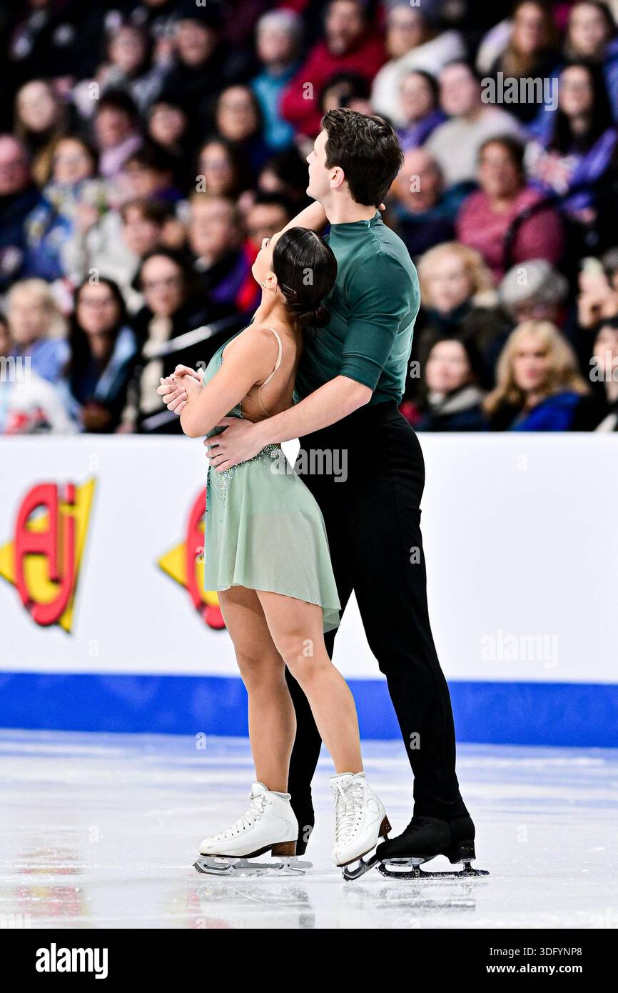Luke Digby Anastasia VAIPAN-LAW & Luke DIGBY (GBR), during Pairs Short Program, at ...