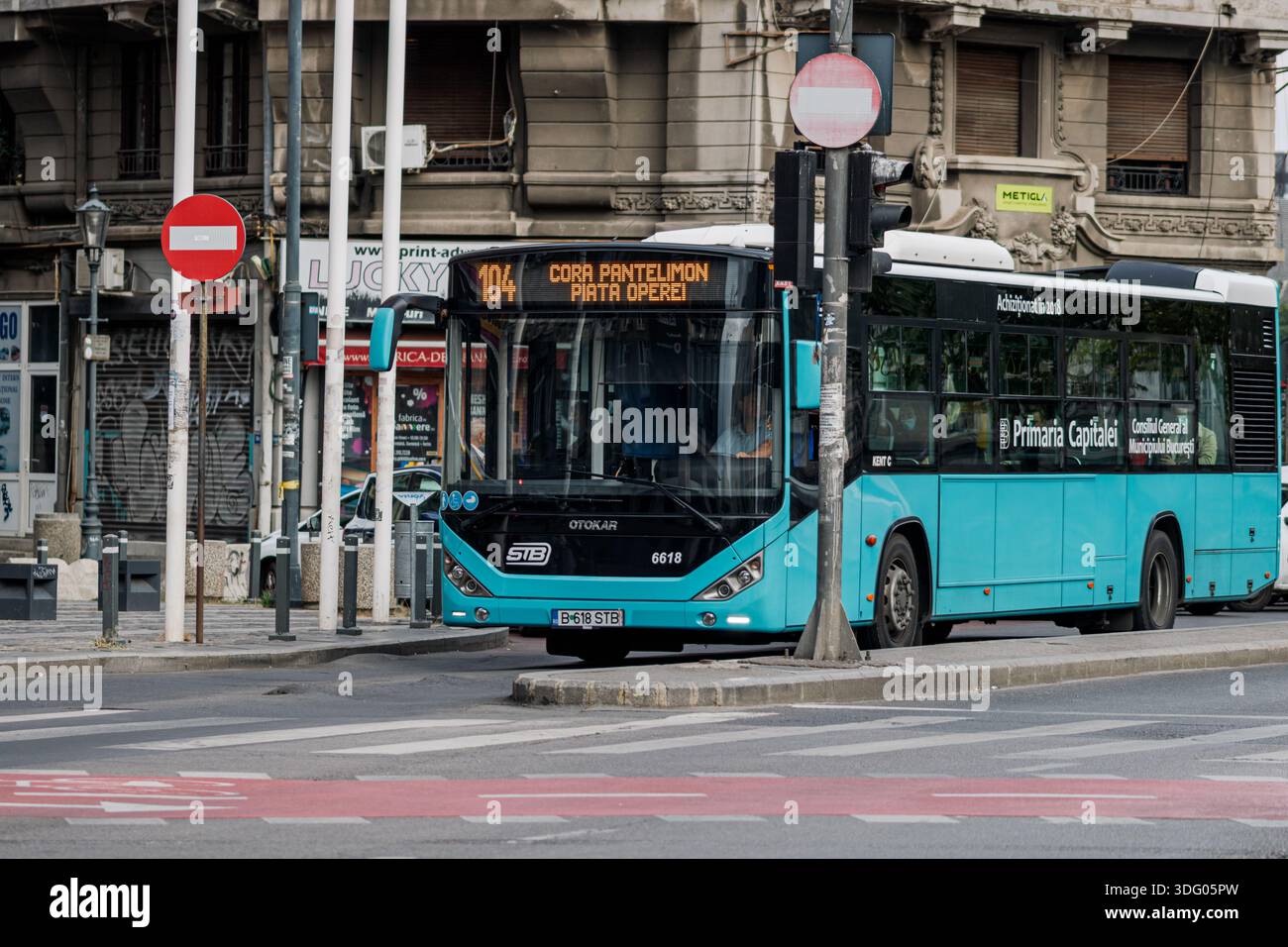 Bucharest Transport Society (STB) public transport in Bucharest with ...