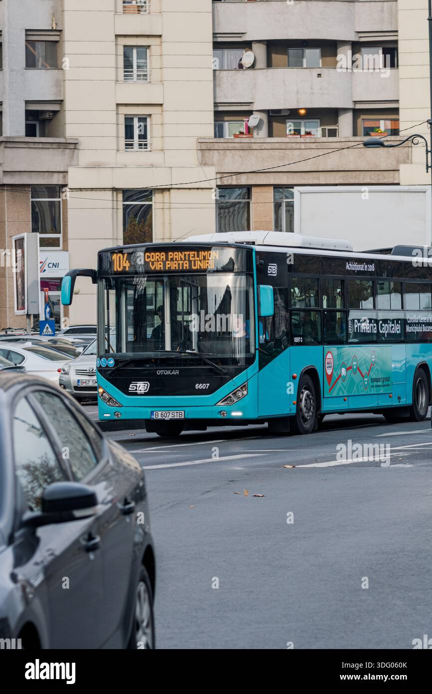 Bucharest Transport Society (STB) public transport in Bucharest with ...