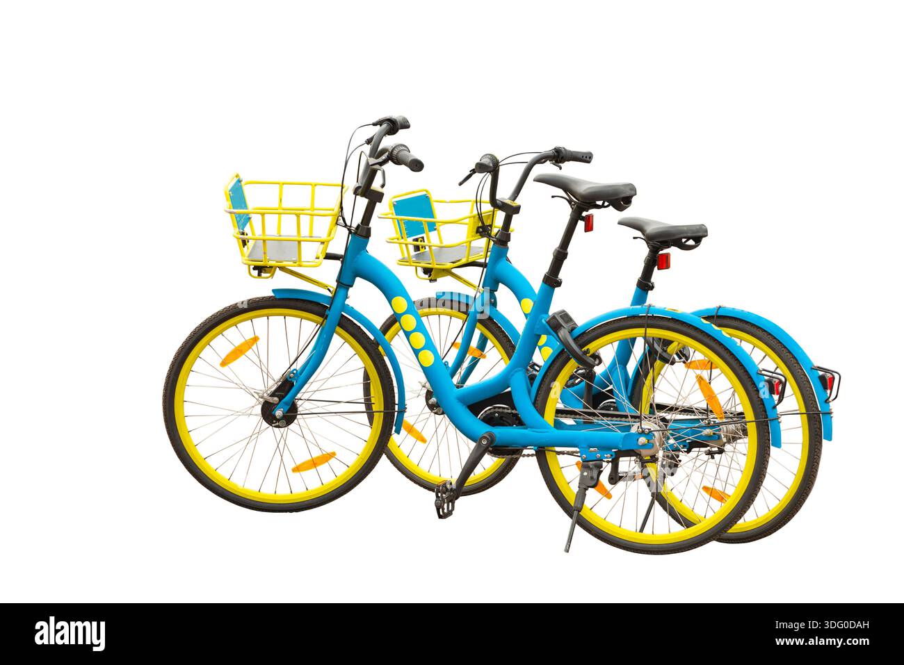 Electric bicycle isolated on white background Stock Photo