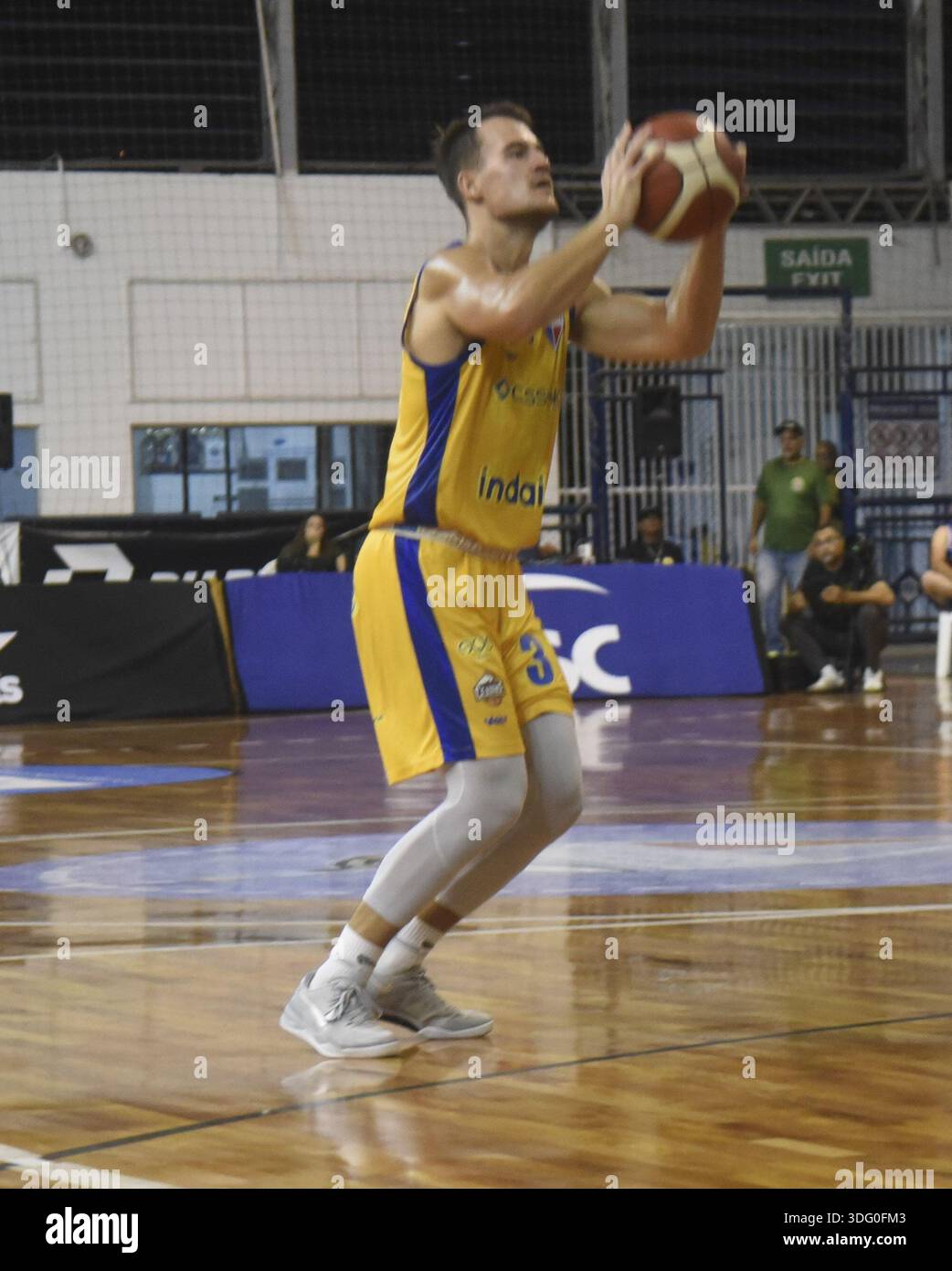 Action during the Novo Basquete Brasil NBB game between Fortaleza vs ...