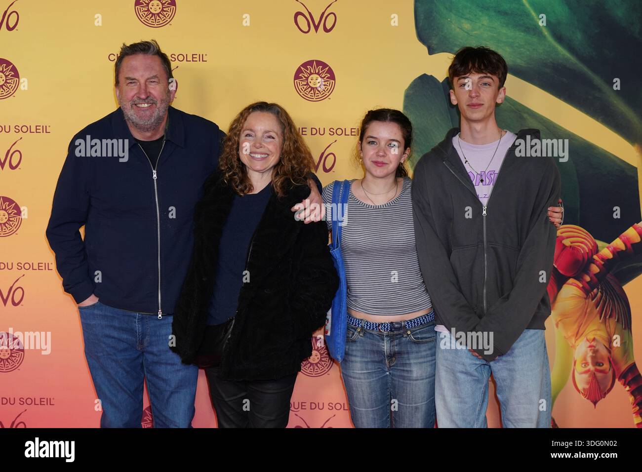 Lee Mack, Tara McKillop, Millie McKillop and Louie McKillop attending ...