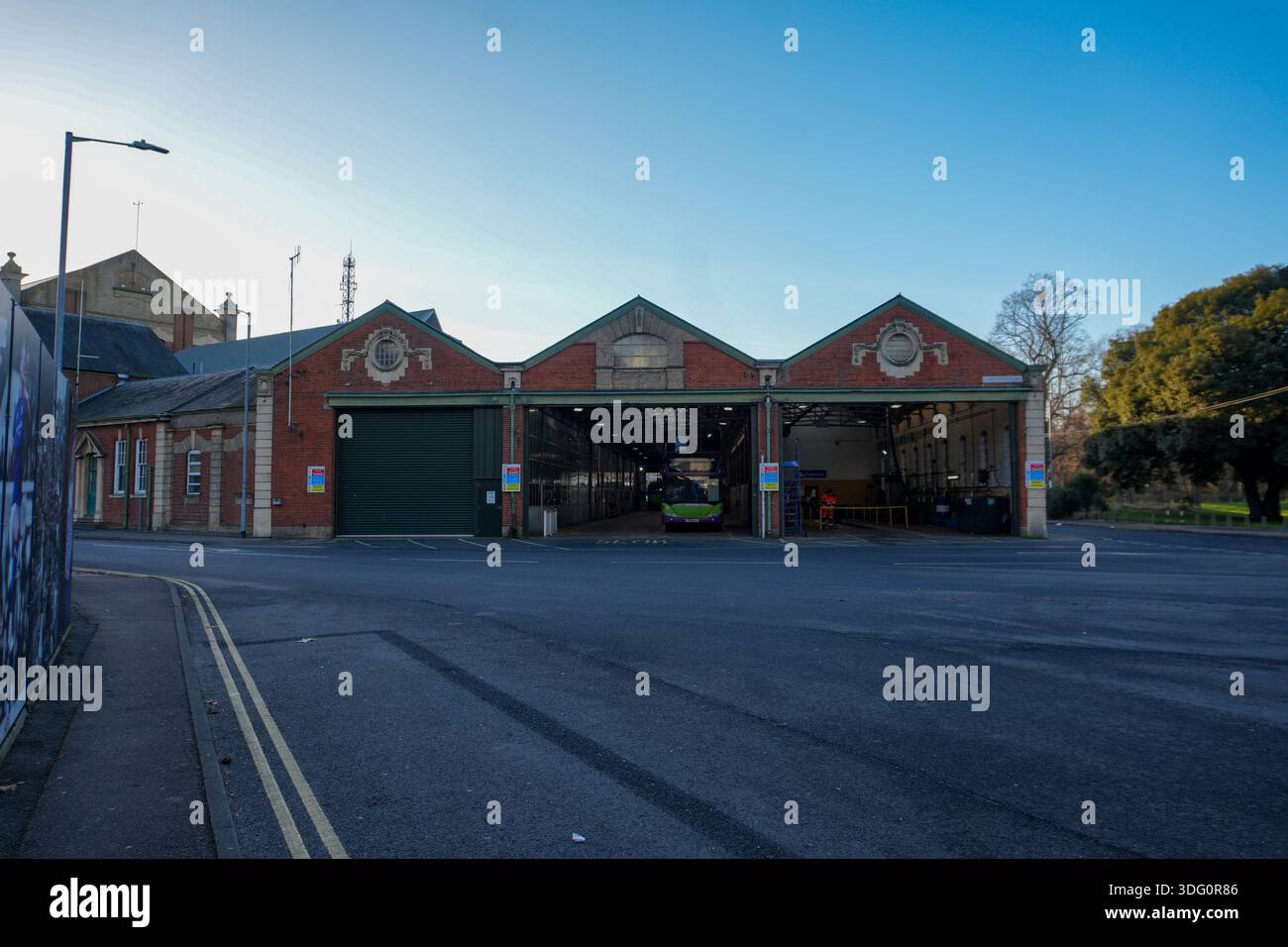 The Bus Depot on Constantine Road in Ipswich, Suffolk, UK - Stock Image