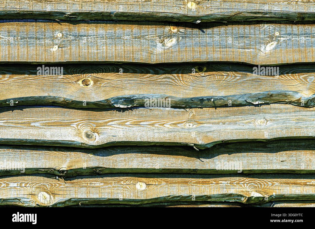 Wooden boards with natural patterns as background texture Stock Photo