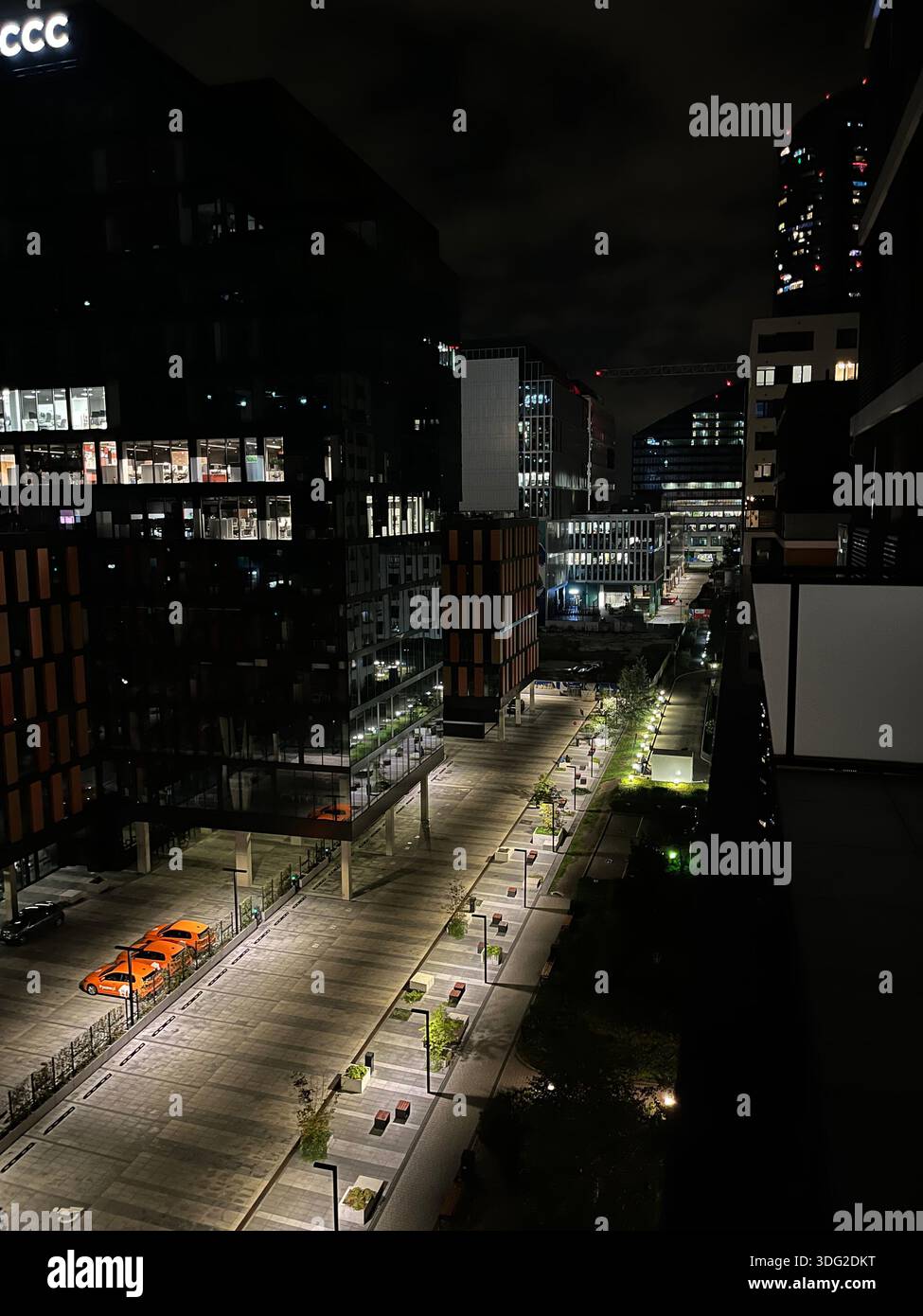 Night town - Smartphone Captured Stock Image