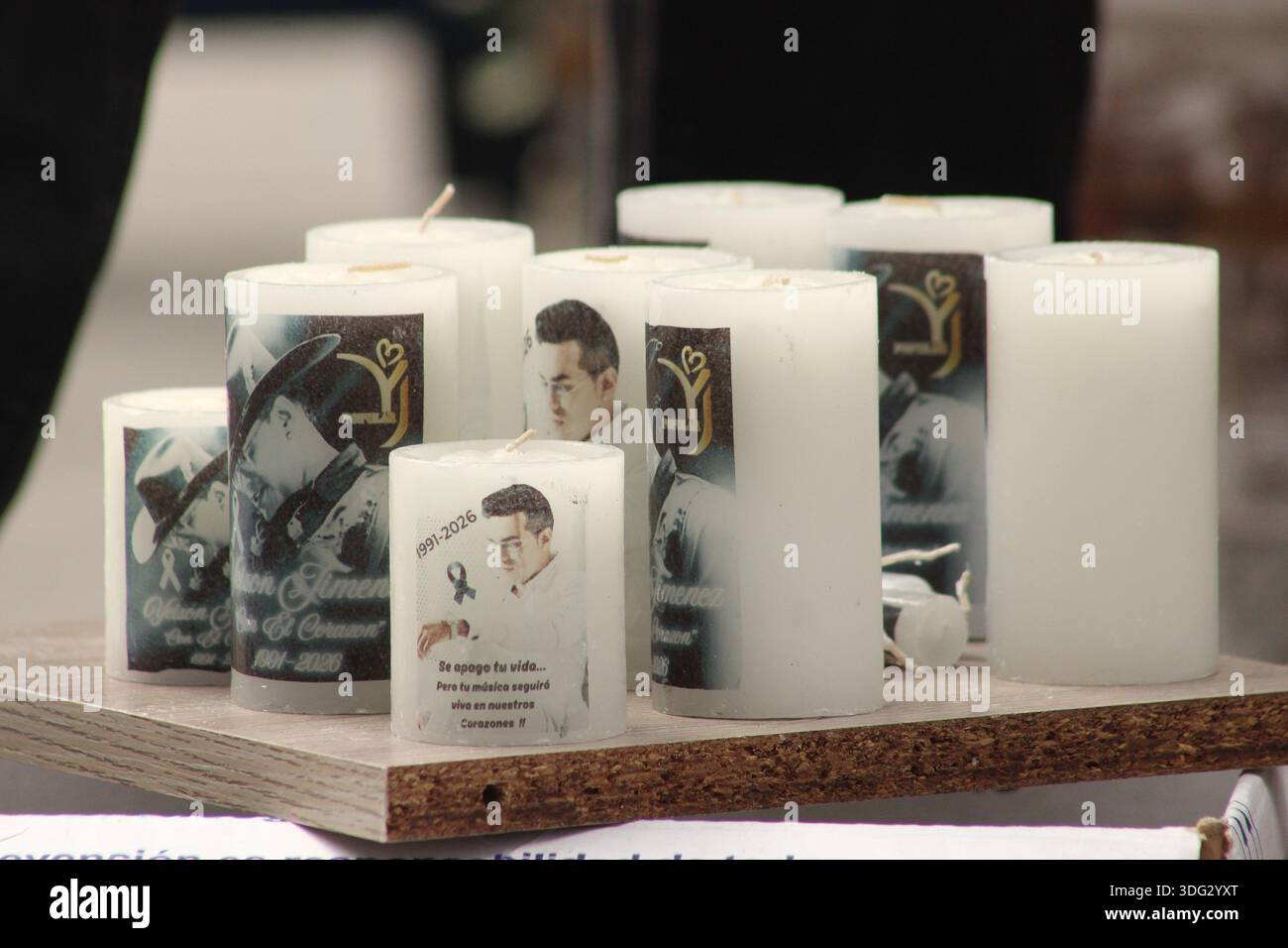 Bogota, Colombia. 14th Jan, 2026. Fans gather outside the Movistar ...