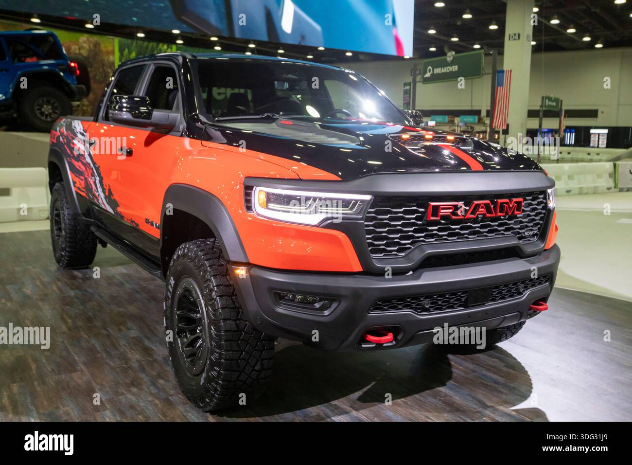 Detroit, Michigan, USA. 14th Jan, 2026. The RAM TRX SRT on display at the  Detroit Auto Show. Credit: Jim West/Alamy Live News Stock Photo - Alamy