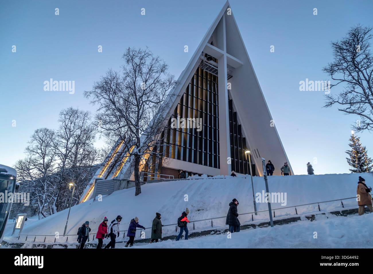 Tromso,  Northern Noreway., Arctic Cathedral. Stock Photo