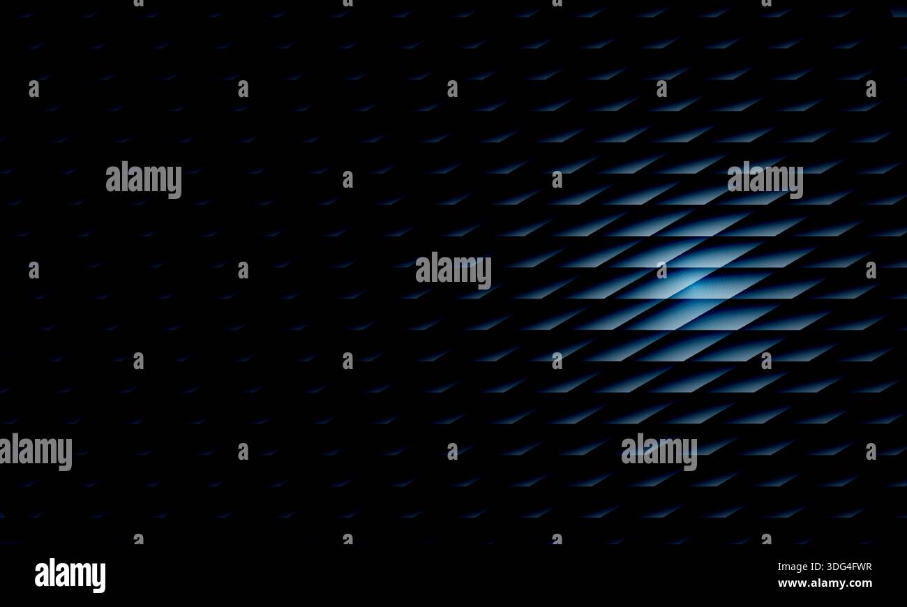 Black abstract background with dark blue triangle texture. Vector ...