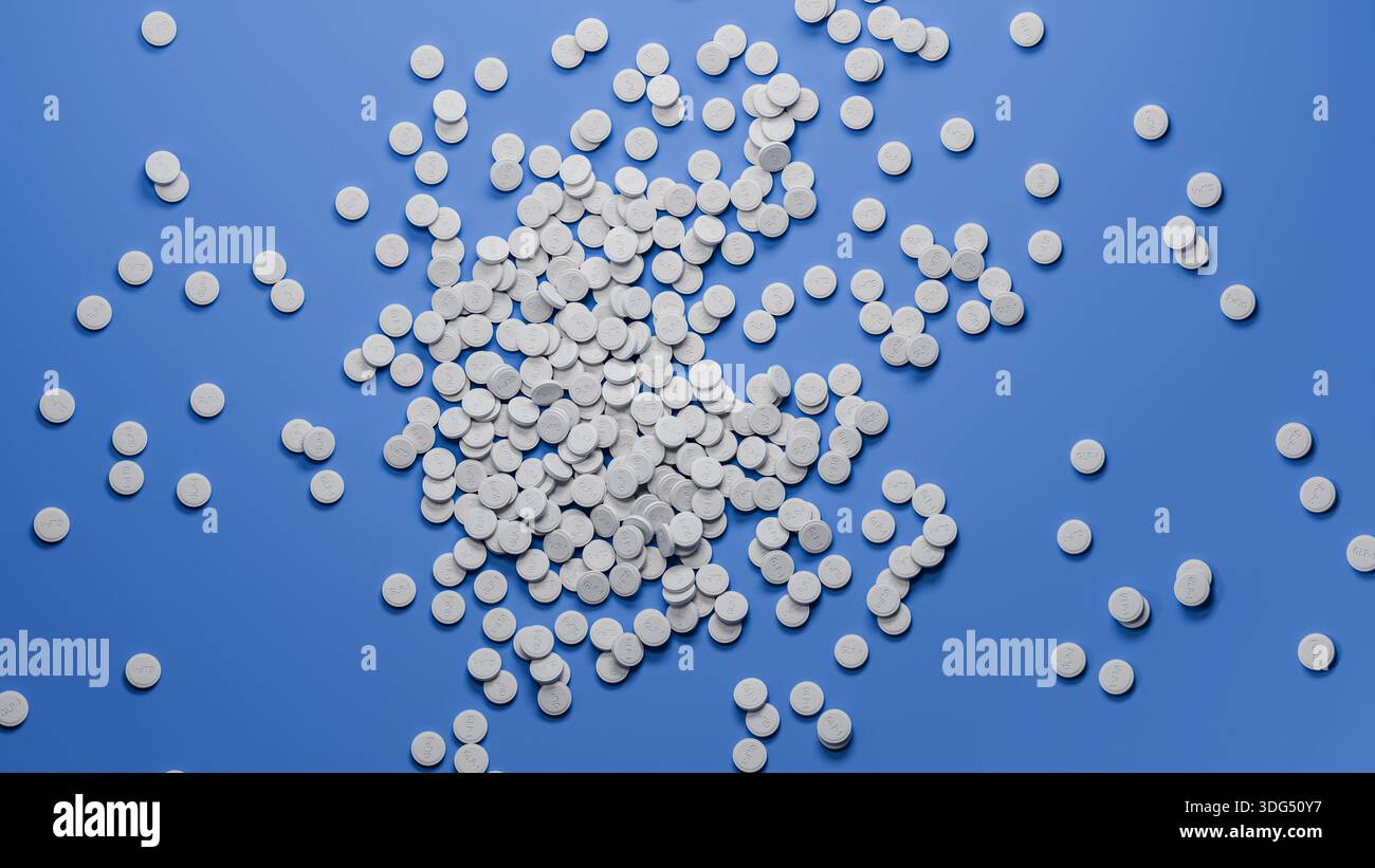 Glp Background Weight loss pills available: A heap of GLP-1 pills on a blue background ...