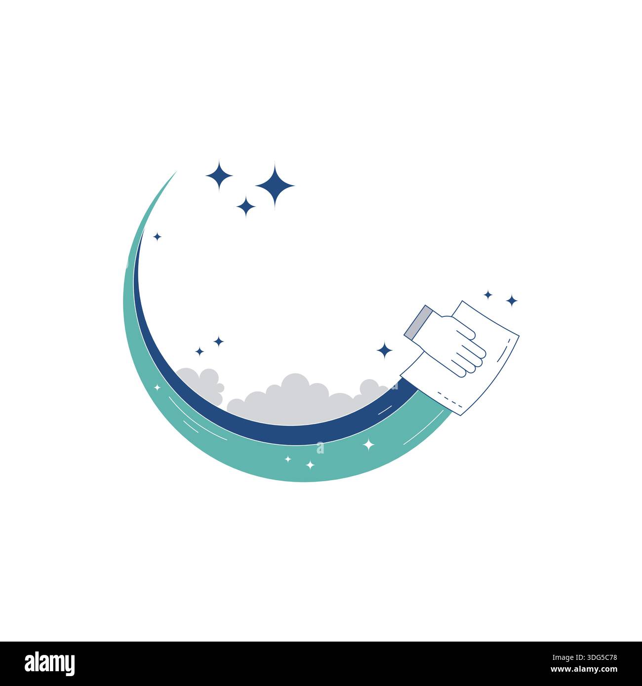 Cleaning logo vector template symbol design Stock Vector