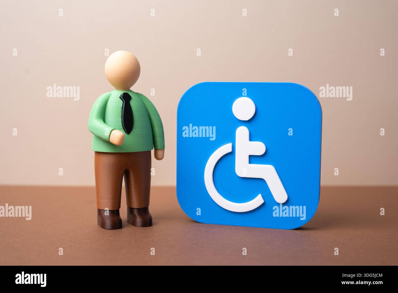 An official explains the rights and benefits of persons with ...
