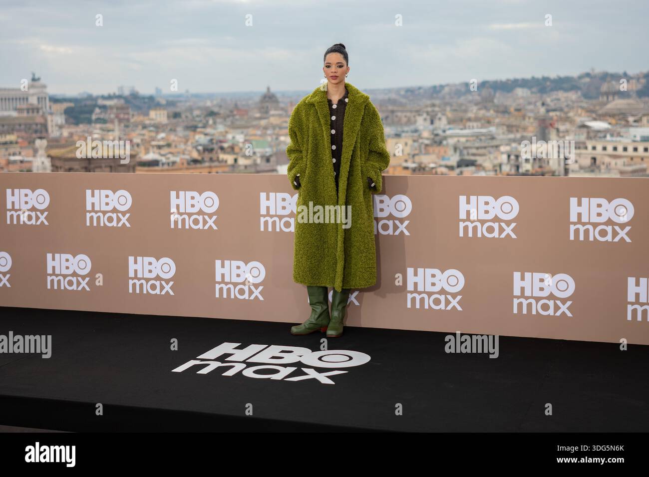 Tanzyn Crawford attends the HBO Max Italy photocall at Hotel De La ...