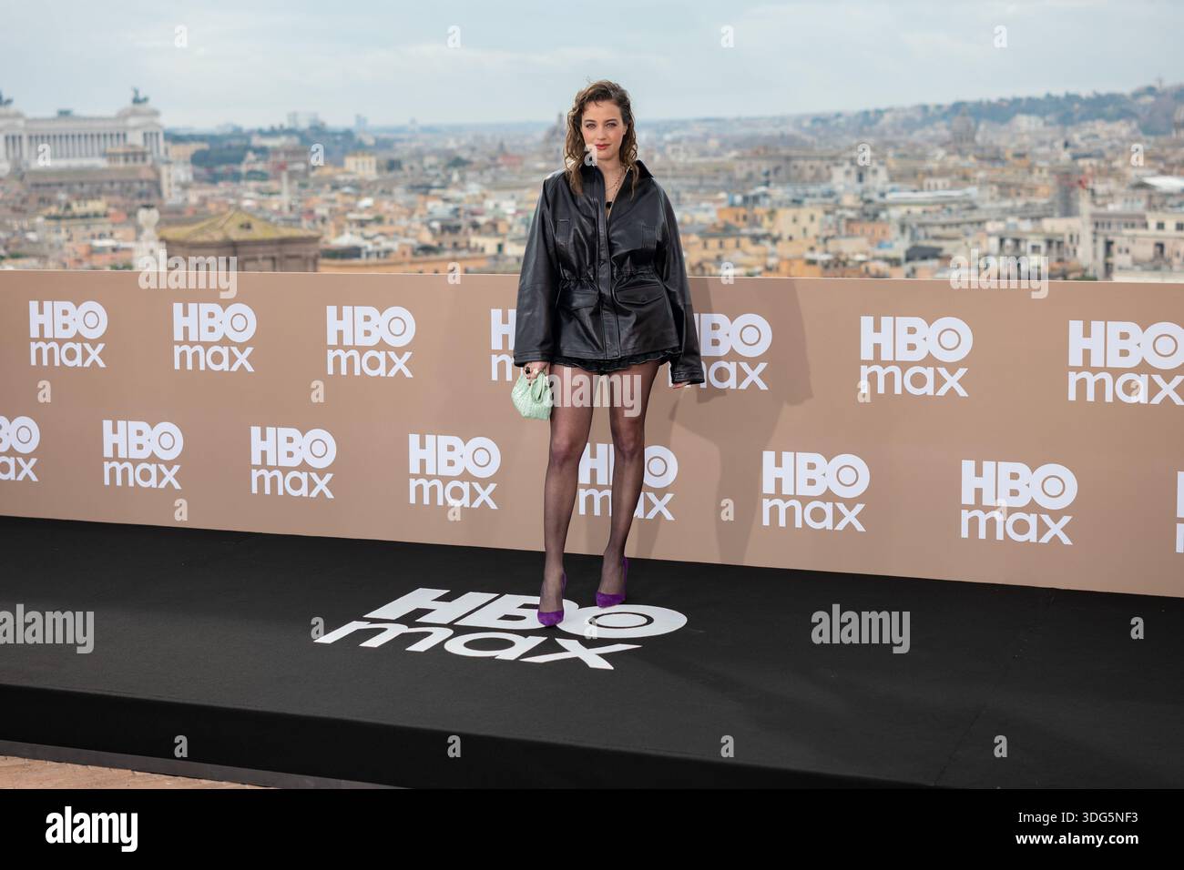 Beatrice Granno attends the HBO Max Italy photocall at Hotel De La ...