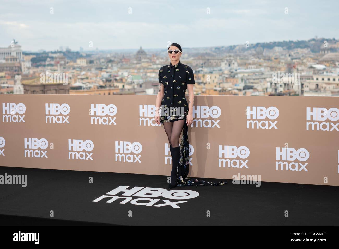 Maria Esposito attends the HBO Max Italy photocall at Hotel De La Ville ...