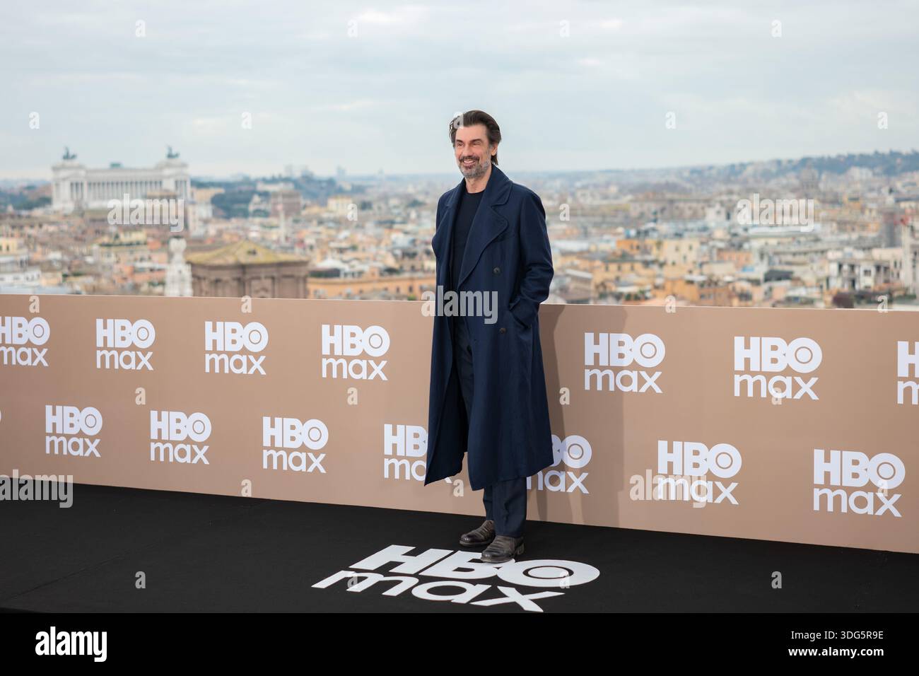 Fabrizio Gifuni attends the HBO Max Italy photocall at Hotel De La ...