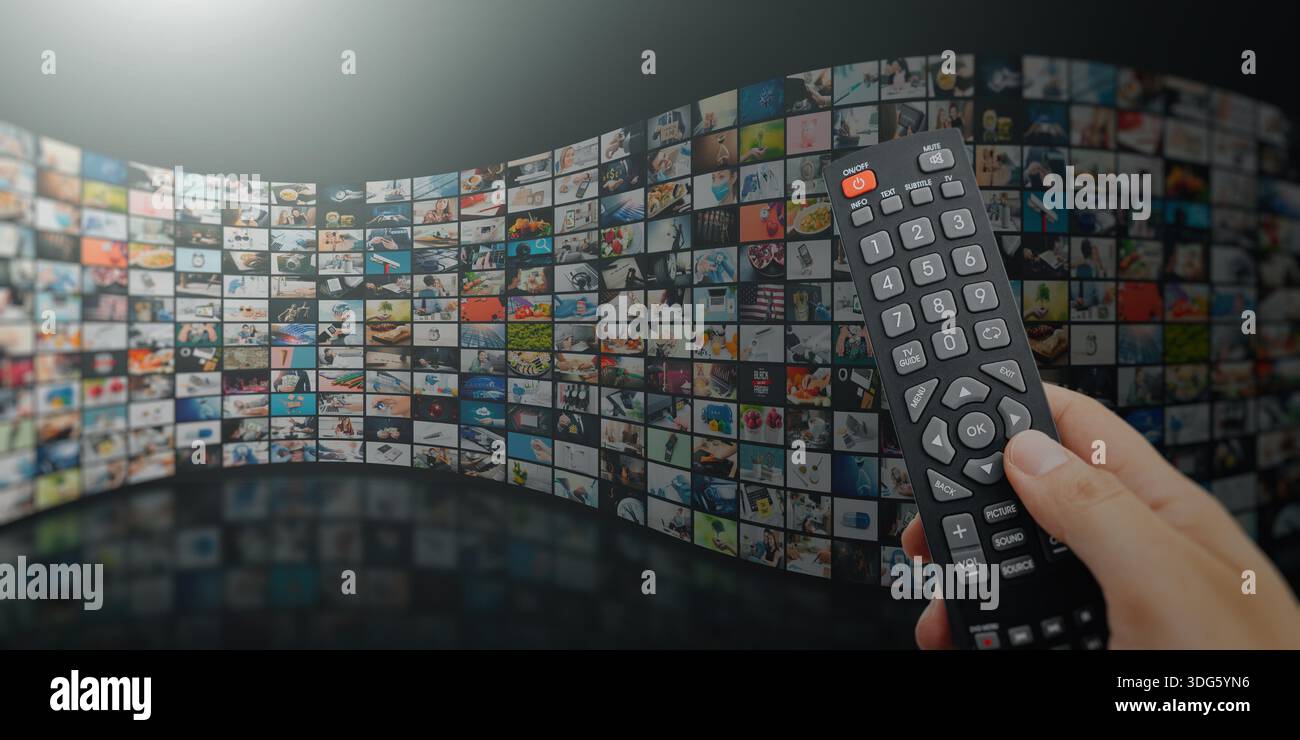 Remote Control Advert Remote control hand advert hi-res stock photography and images - Alamy
