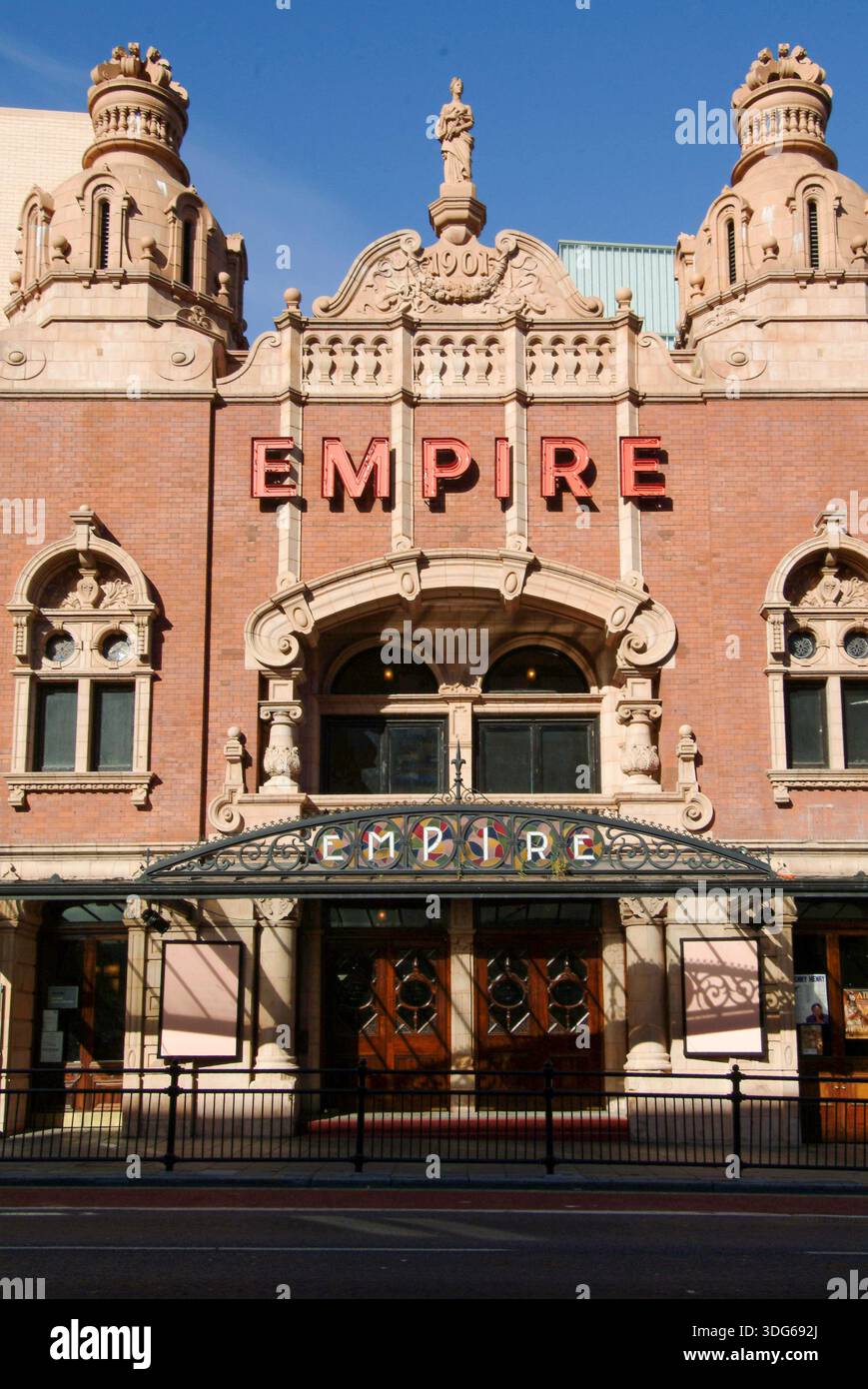 A Historic Theatre Fa ade Of Hackney Empire With Intricate a-historic-theatre-fa-ade-of-hackney-empire-with-intricate