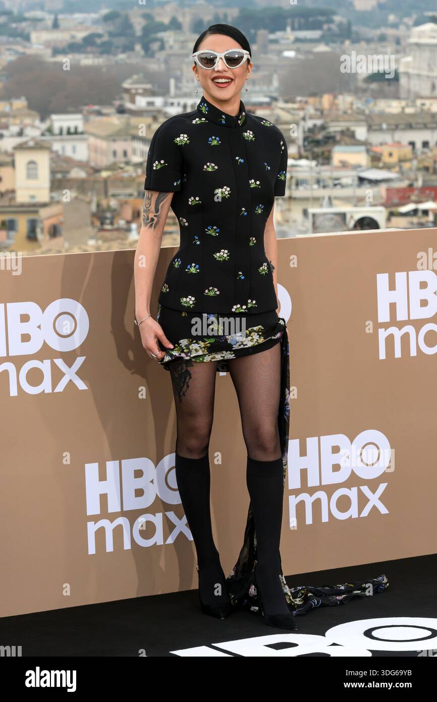 Maria Esposito attends the photocall of the HBO Max Italy production ...