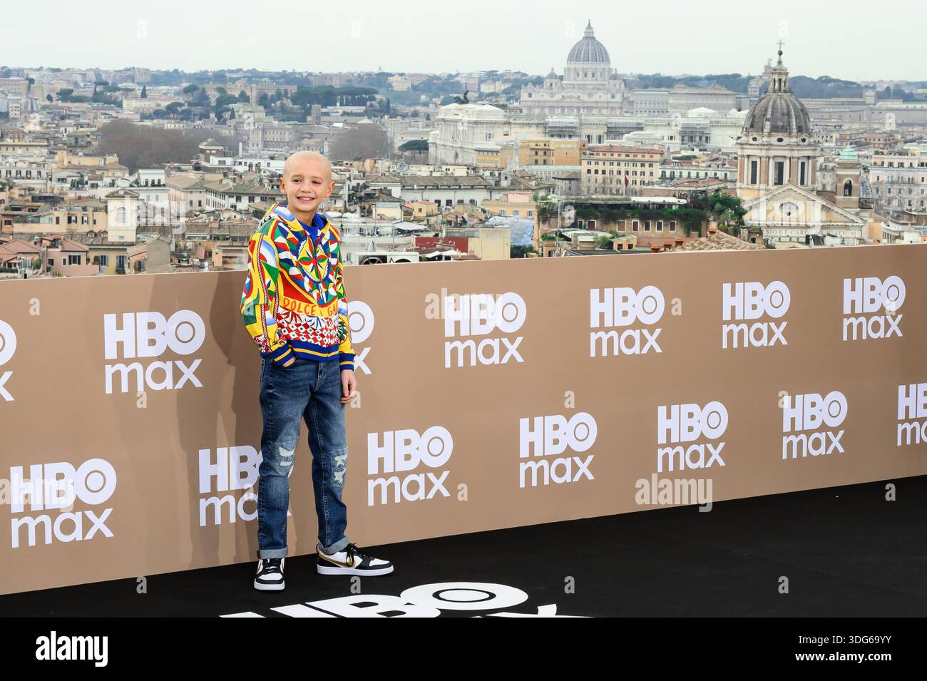 Dexter Sol Ansell attends the photocall of the HBO Max Italy production ...
