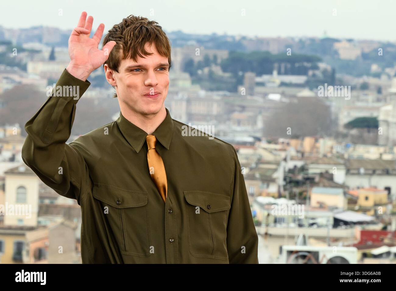 Finn Bennett attends the photocall of the HBO Max Italy production ...