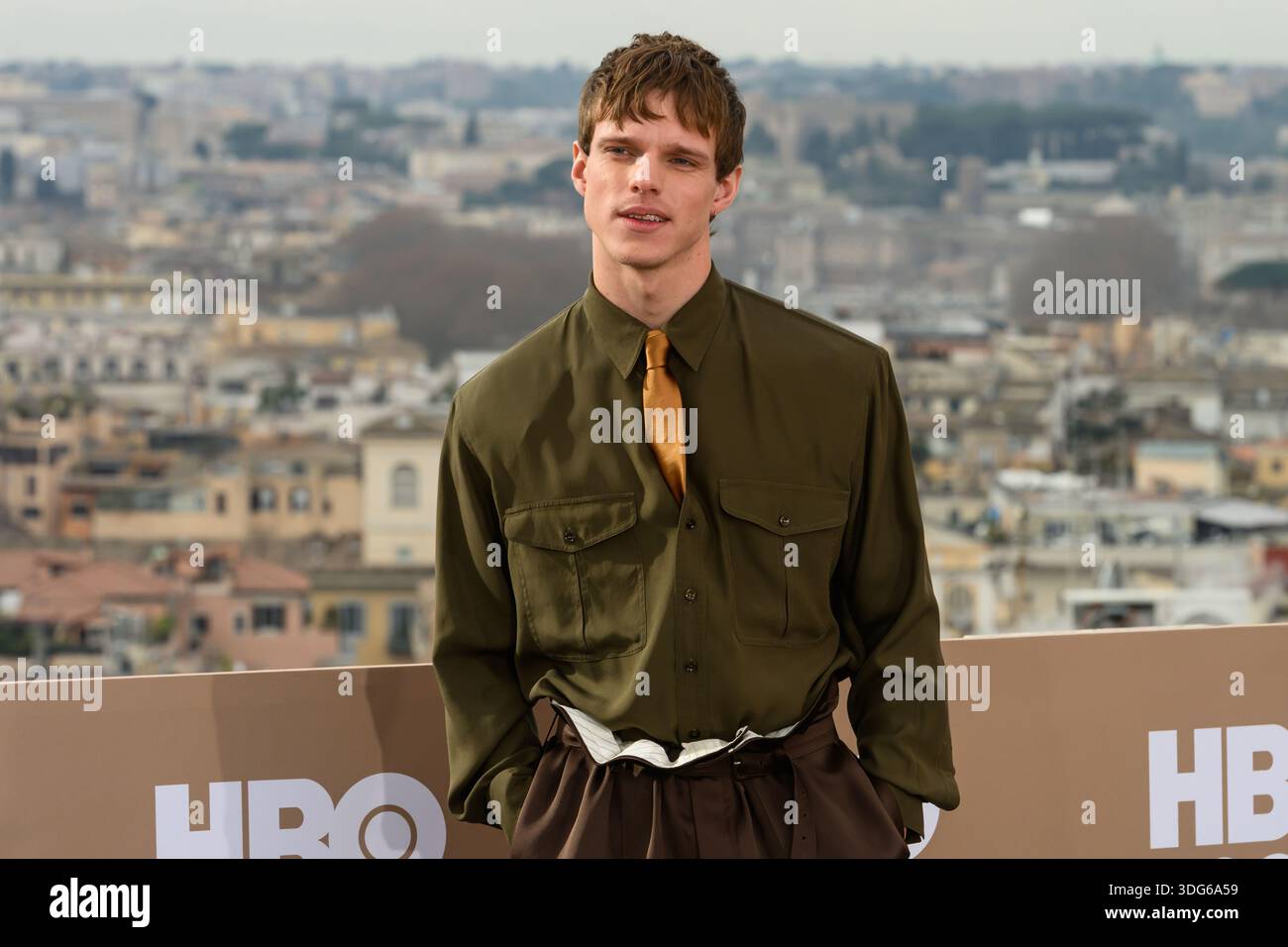 Finn Bennett attends the photocall of the HBO Max Italy production ...