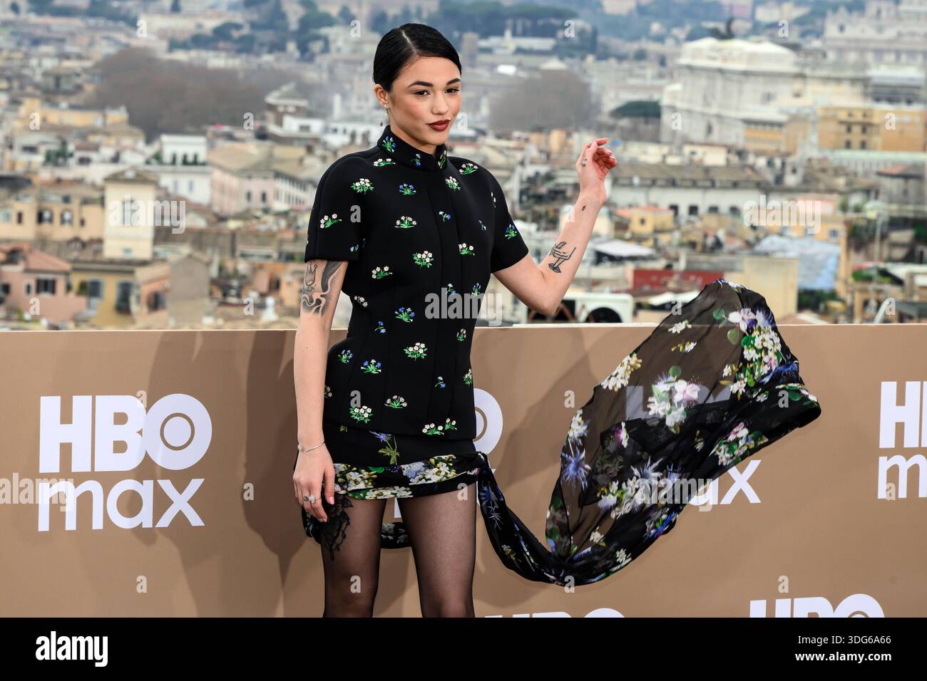 Maria Esposito attends the photocall of the HBO Max Italy production ...
