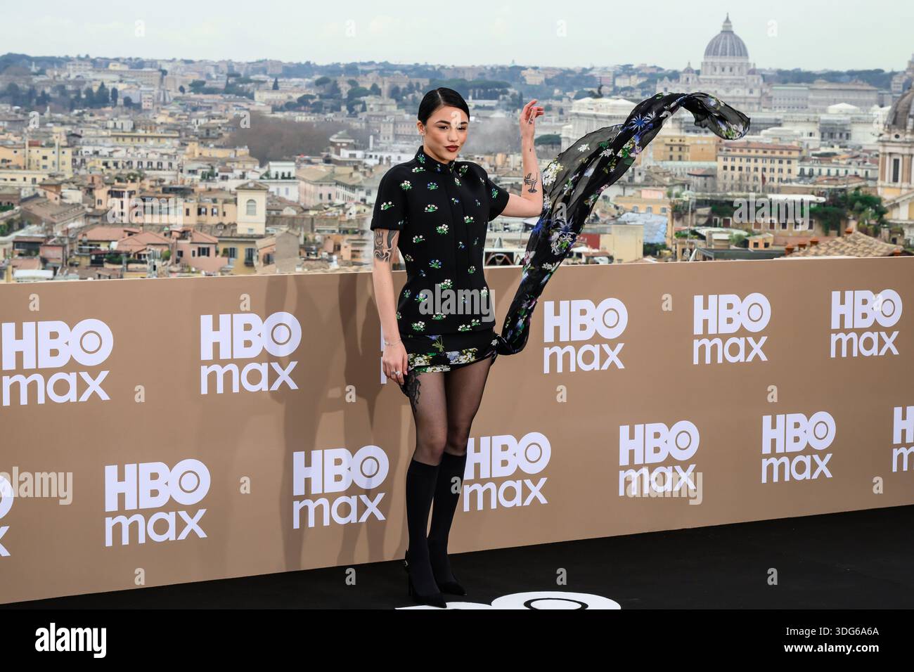 Maria Esposito attends the photocall of the HBO Max Italy production ...