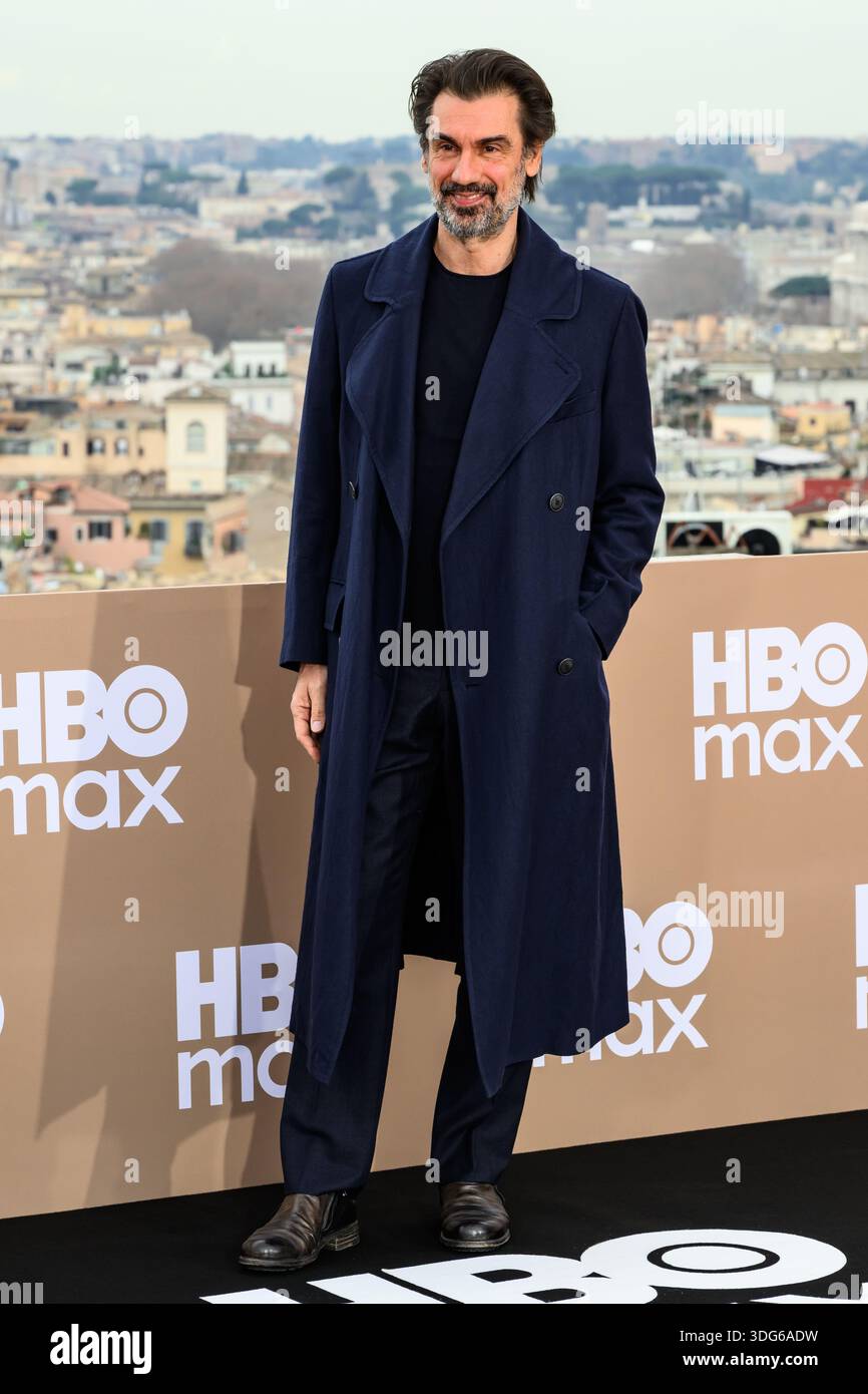 Fabrizio Gifuni attends the photocall of the HBO Max Italy production ...