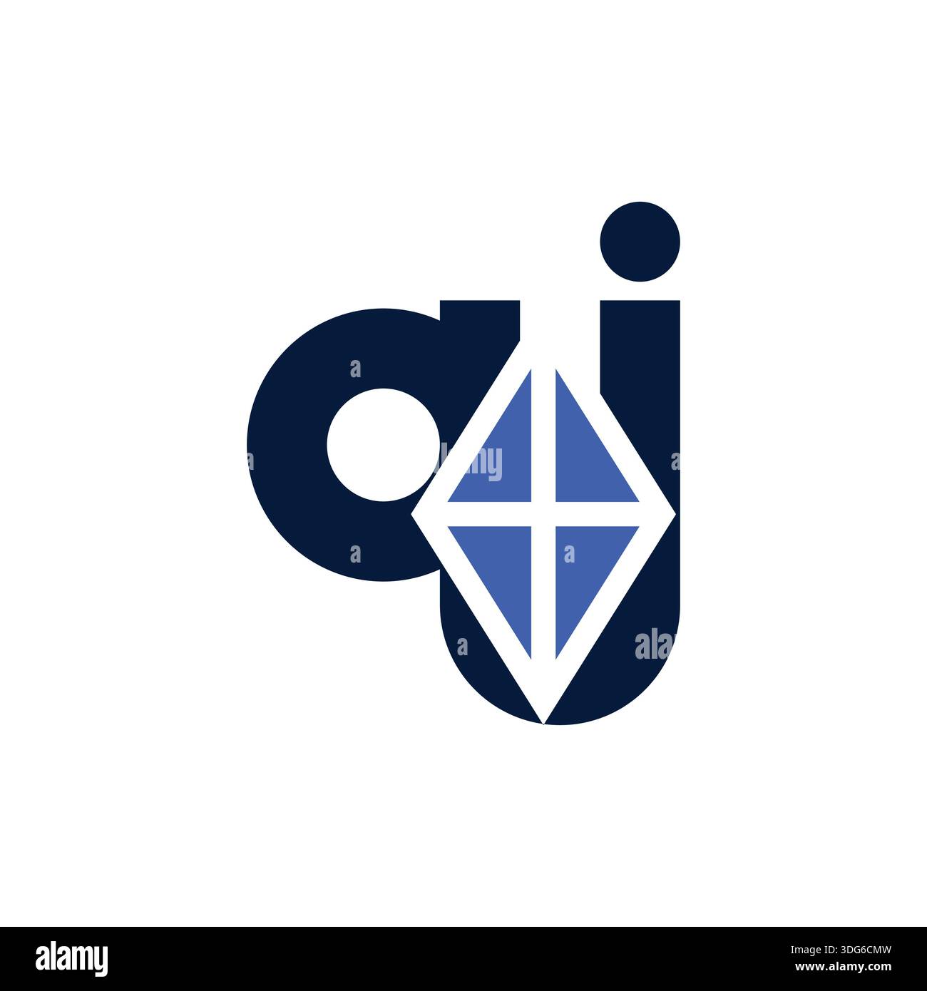 Versatile JQ QJ Monogram Logo for All Industries Stock Vector