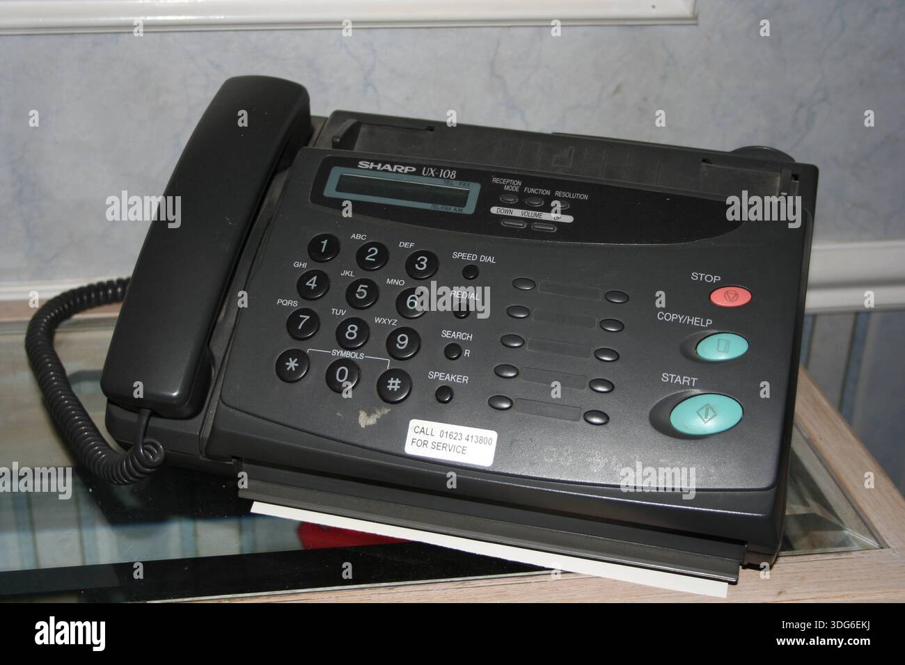 Fax machine facsimile document scanner. - Studio, United Kingdom : May ...