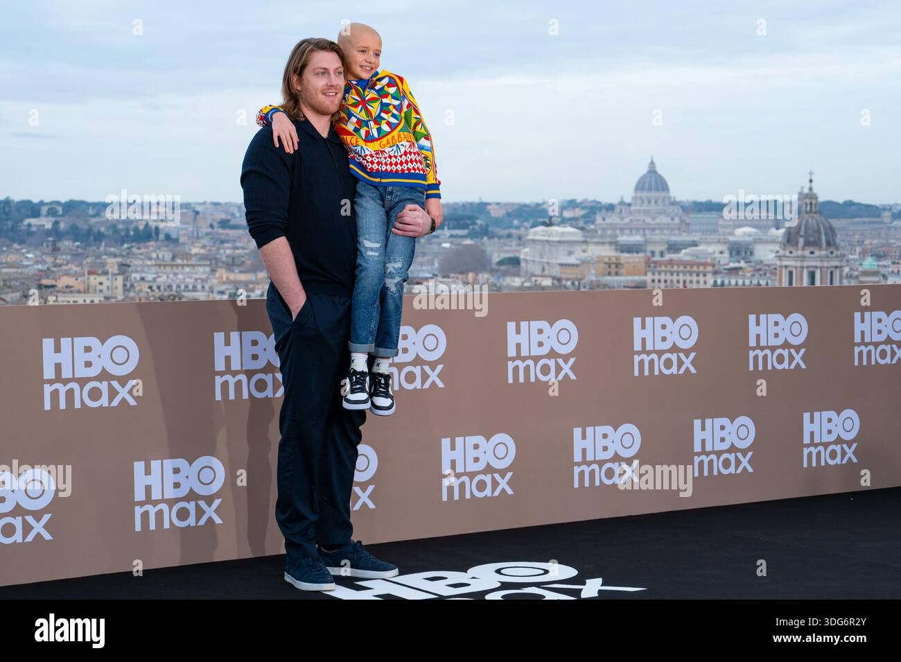 Peter Claffey and Dexter Sol Ansell attend the HBO Max Italy photocall ...