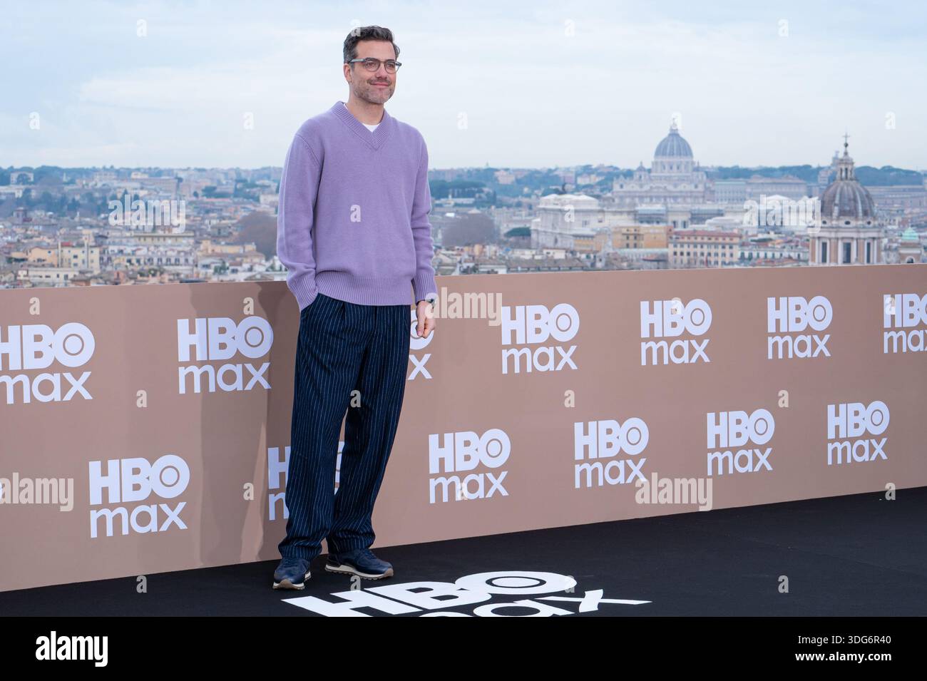 Daniel Ings attends the HBO Max Italy photocall at Hotel De La Ville in ...