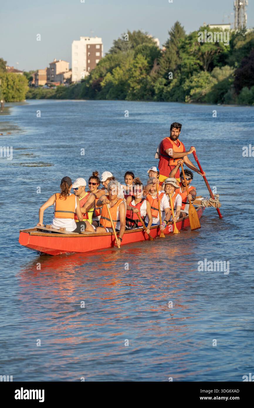 dock, Ferrara, Emilia-Romagna, Italy Stock Photo
