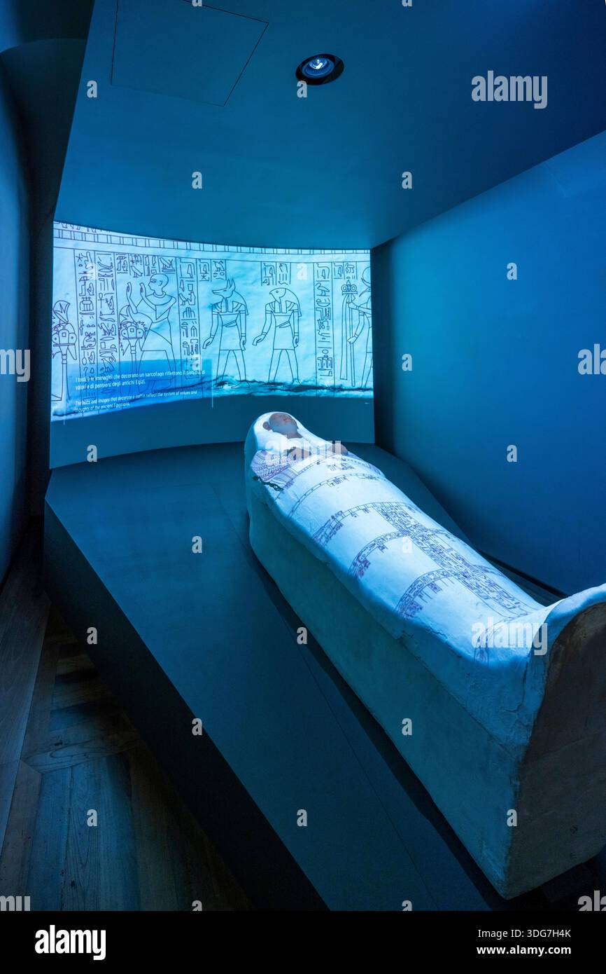 Orchemetry Butehamon's sarcophagus and archaeometry, Museo Egizio, Egyptian Museum ...