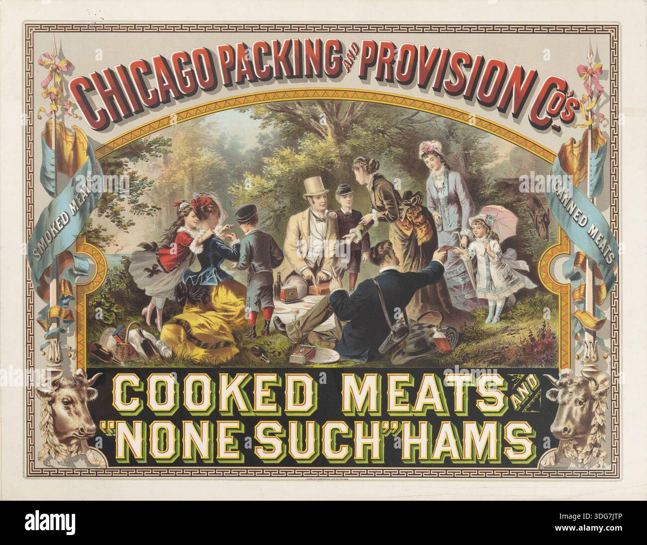 Advertising poster 1800s hi-res stock photography and images 
