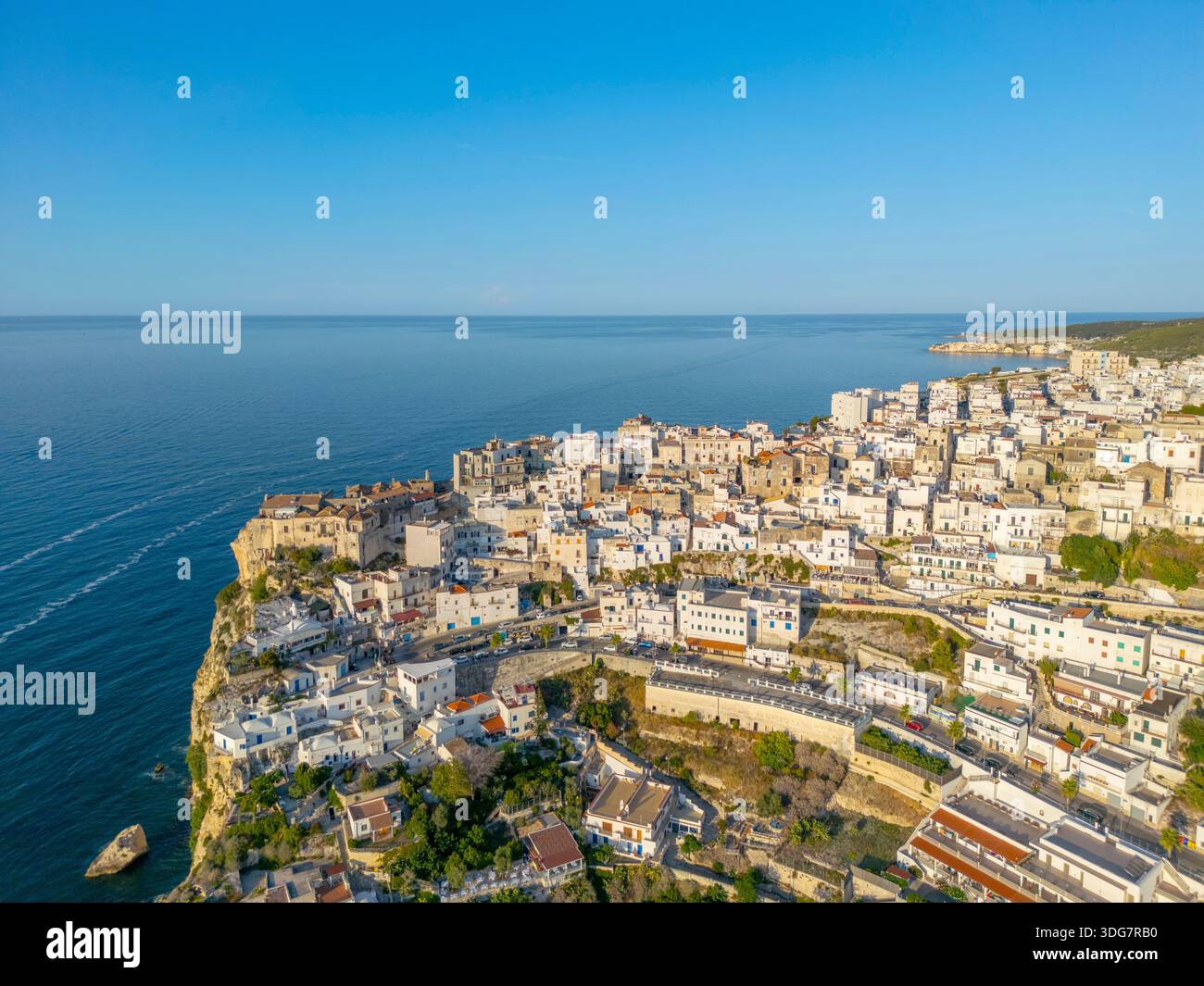 Peschici, Foggia, Apulia, Italy Stock Photo