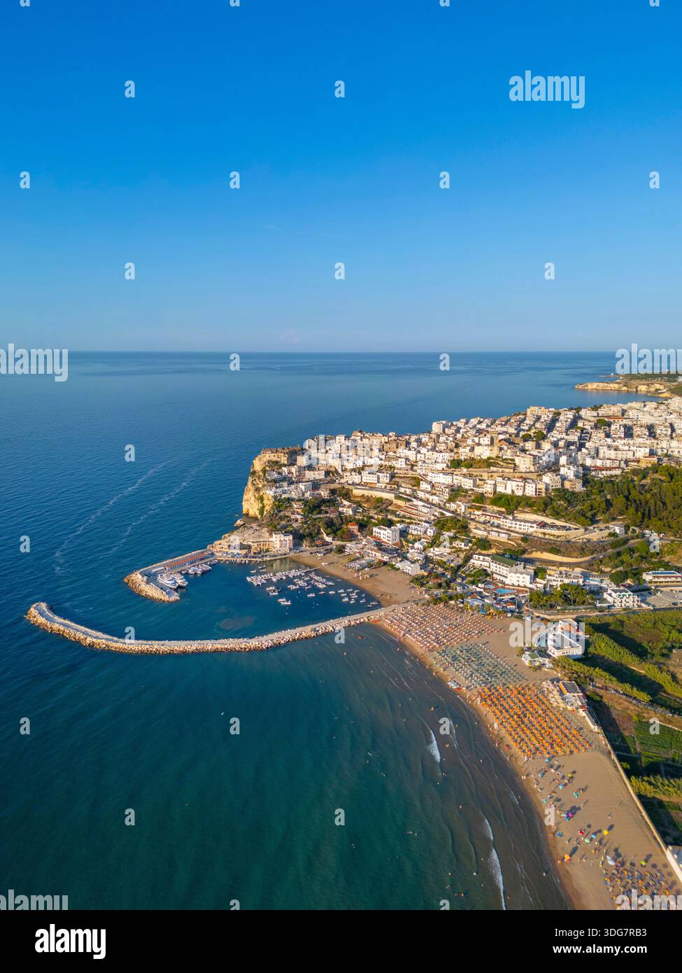 Peschici, Foggia, Apulia, Italy Stock Photo