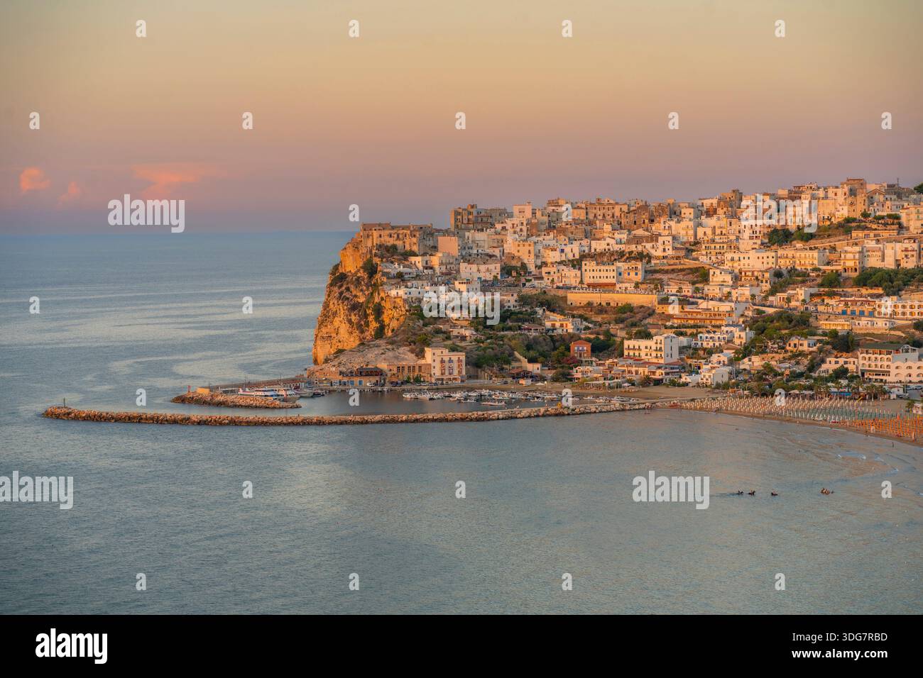 Peschici, Foggia, Apulia, Italy Stock Photo