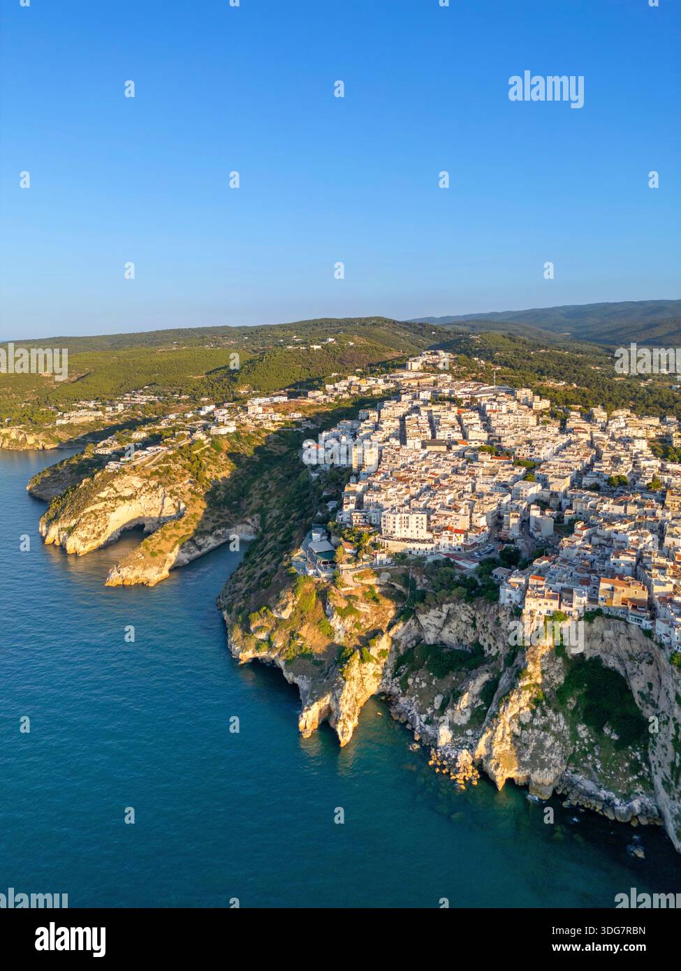Peschici, Foggia, Apulia, Italy Stock Photo