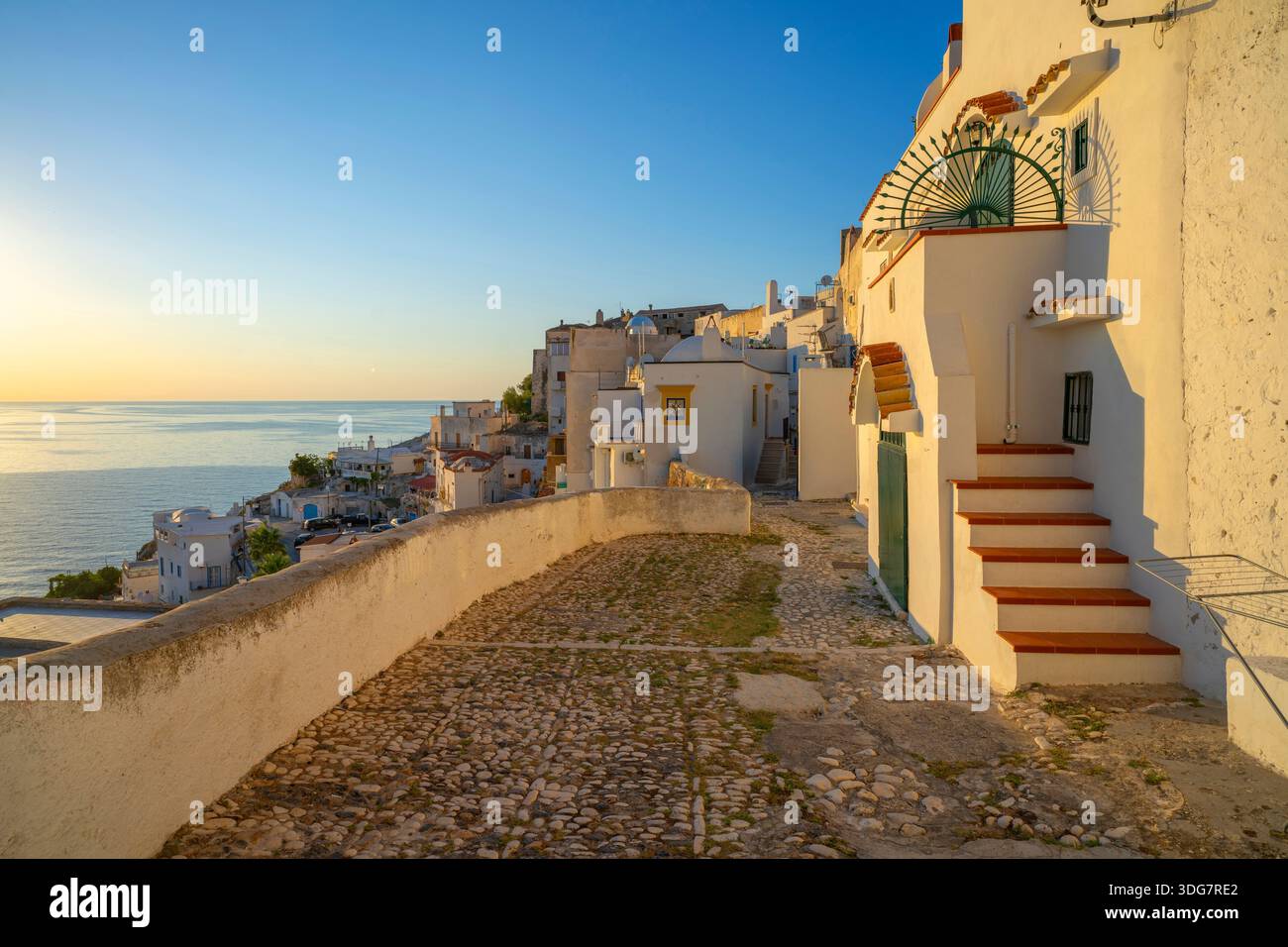 Peschici, Foggia, Apulia, Italy Stock Photo