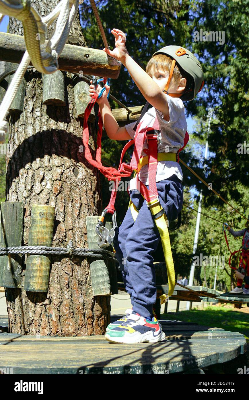 O Course Confidence Course Rope Supervised physical training hi-res stock photography and images - Alamy