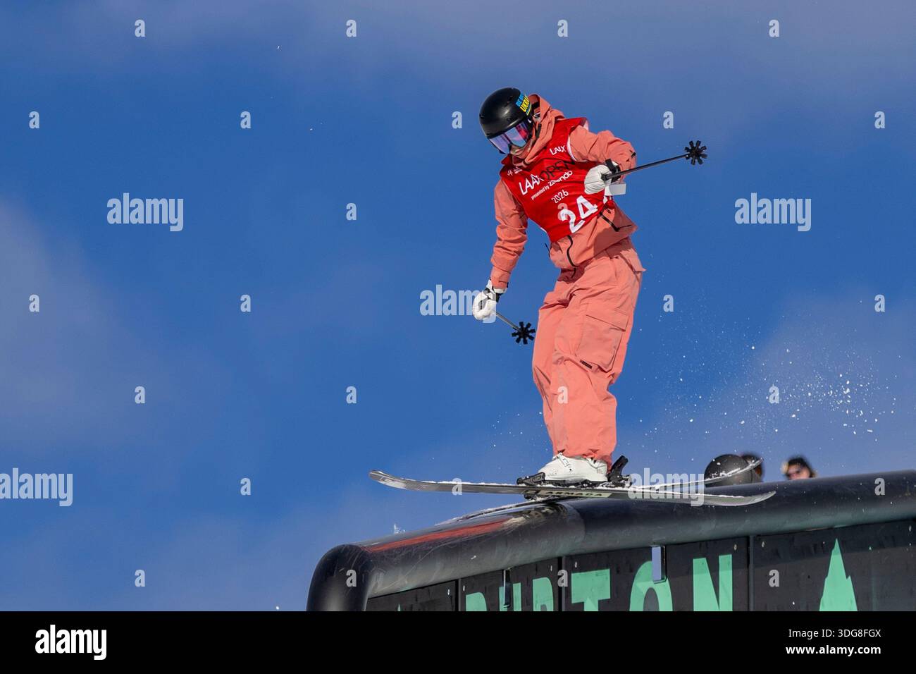 15 01 2026 Laax Laax Laax Open FIS Freeski World Cup 2026 Semi 15012026 Laax Laax Laax Open Fis Freeski World Cup 2026 Semi Final Womens Freeski Slopestyle Kotsar Kateryna Ukr 3DG8FGX