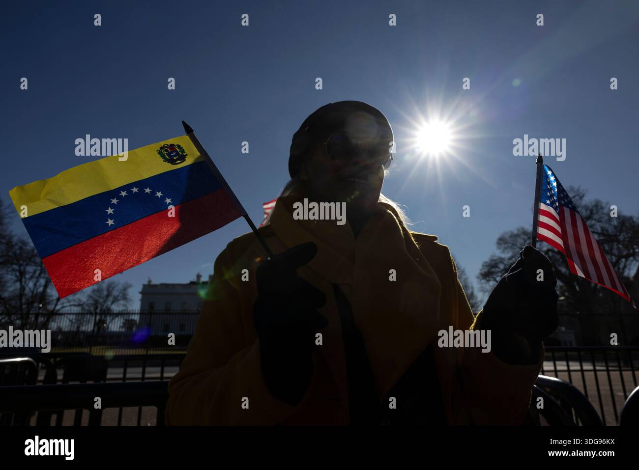 Supporters of Venezuelan opposition leader María Corina Machado gather ...