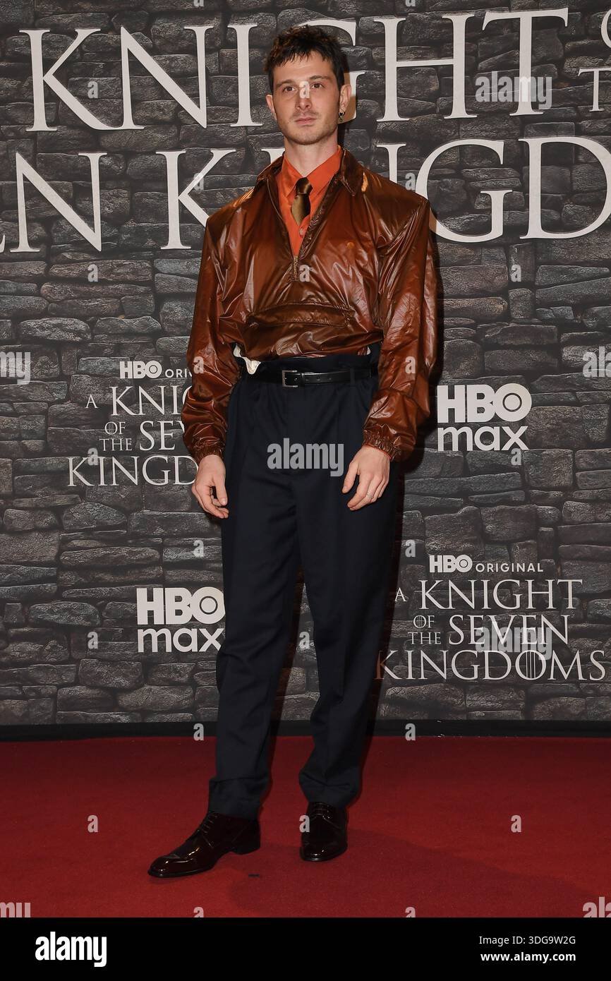 Daniele Rienzo Premiere of HBO Max Italia series -A knight of the seven ...