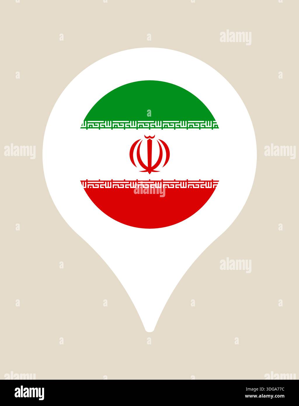 Map iran iranian flag illustration hi-res stock photography and images ...