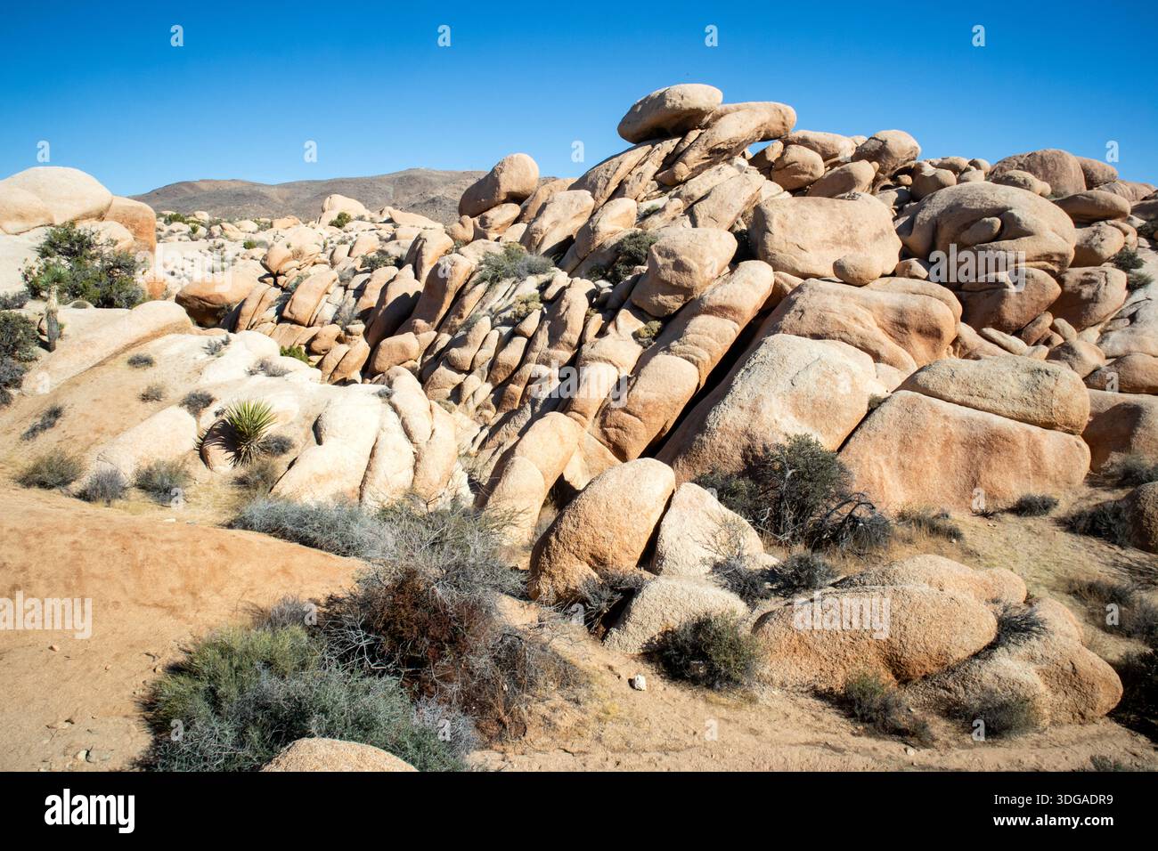 Smoth Desert Rocks Desert landscape with layered sediment formations hi-res stock ...