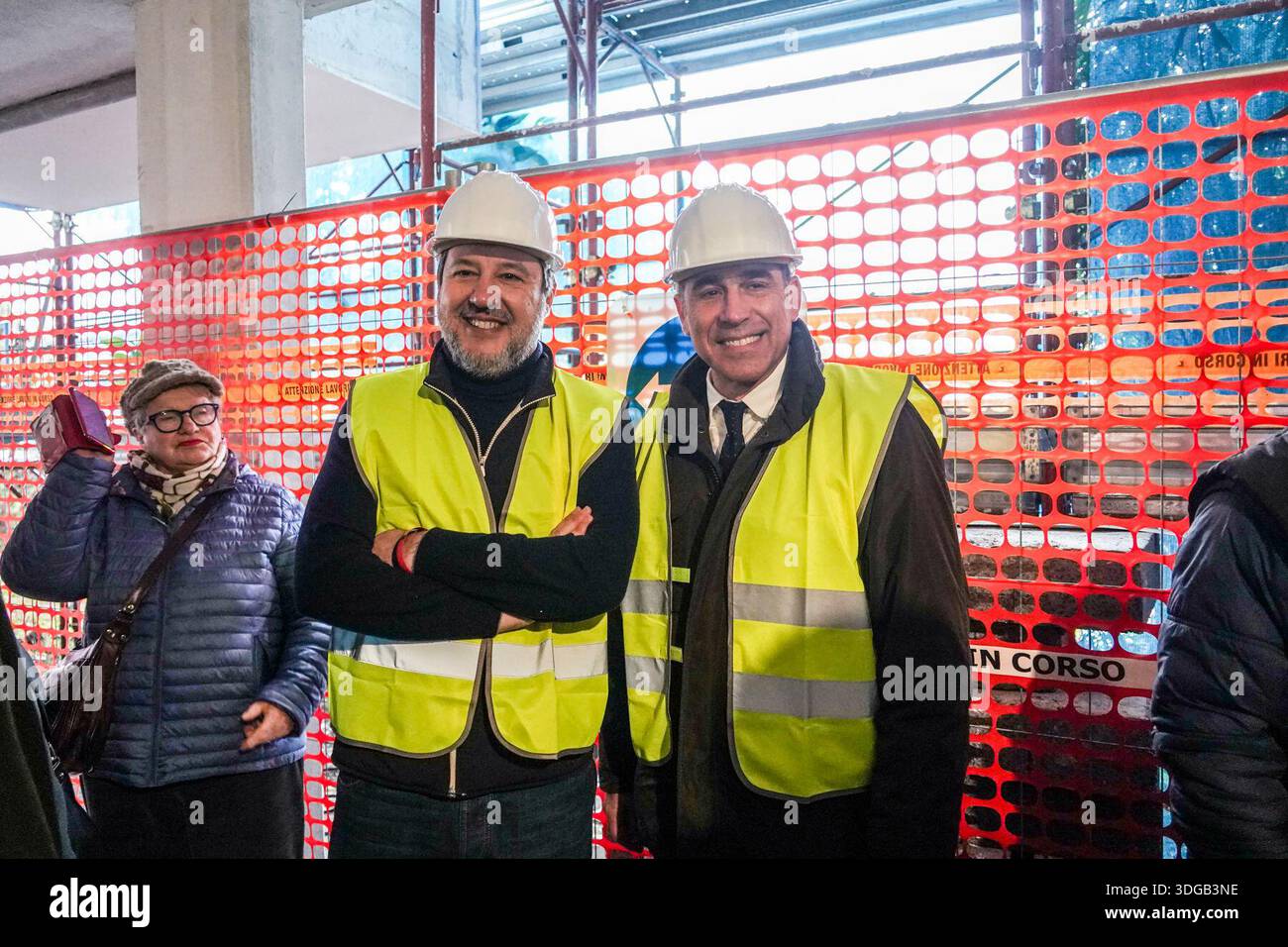 Alan Rizzi Milan, Italy. 16th Jan, 2026. MILAN - Minister of Infrastructure and ...