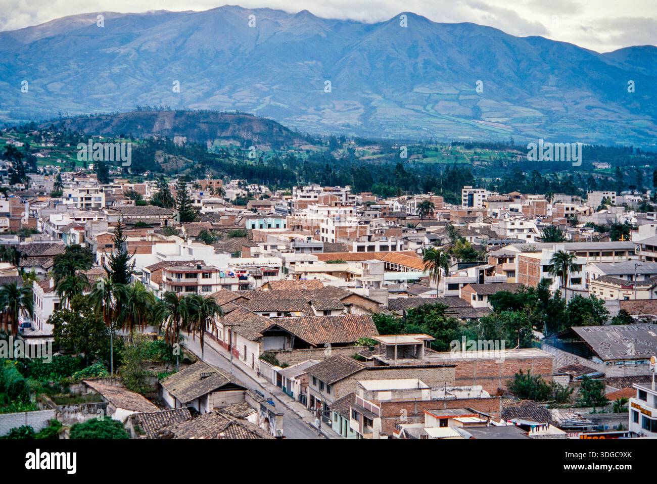 Ecuadorian city view Stock Photo